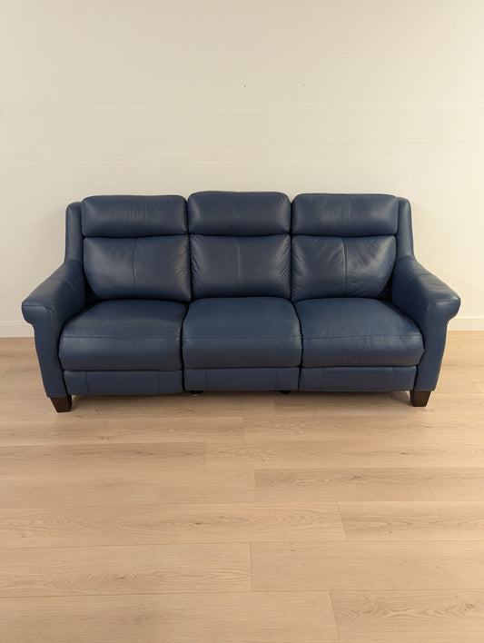Amax Houston Power Reclining Leather Couch