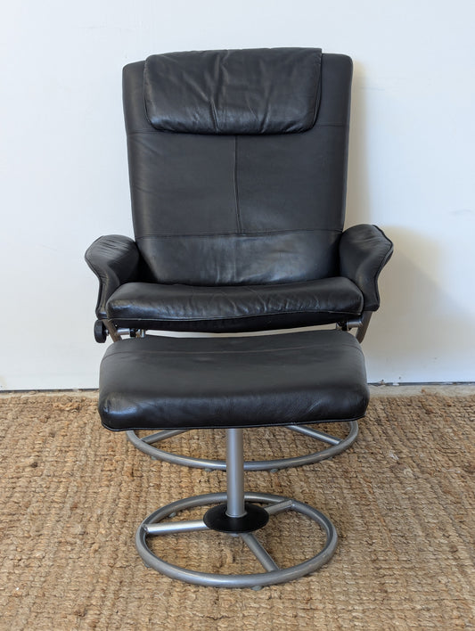 1999 IKEA Malung Lounge Chair and Footstool