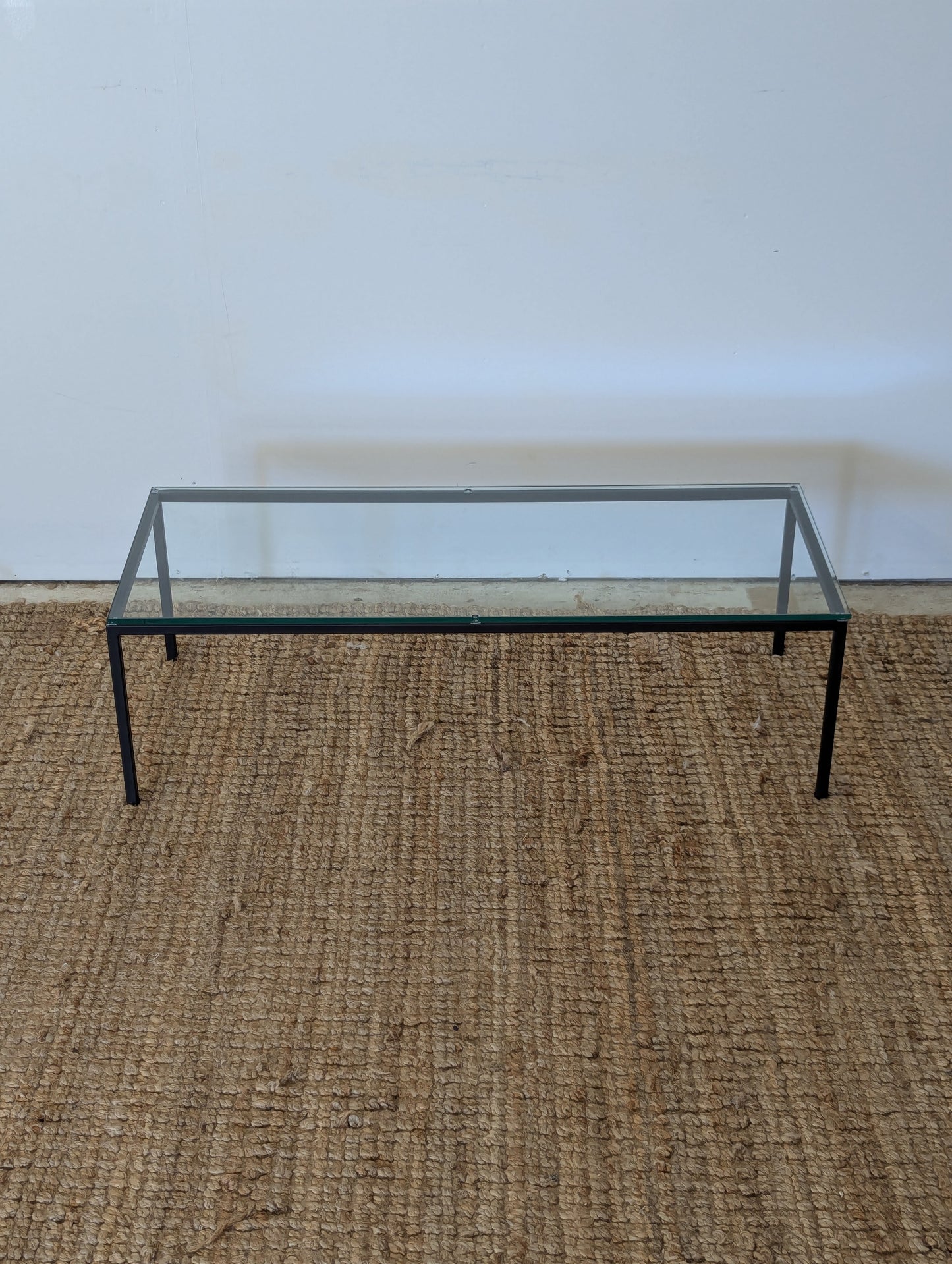 EQ3 Custom Glass Top Coffee Table
