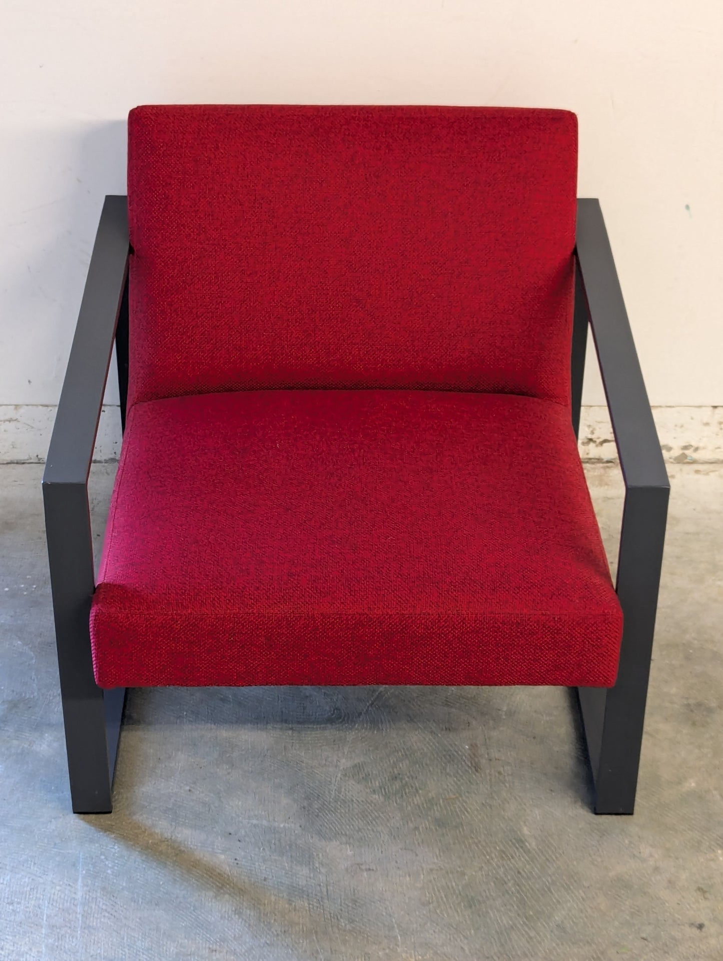 CB2 Specs Chair Chili Red