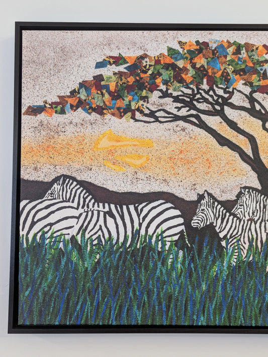 Zebra Run by Alonzo Saunders
