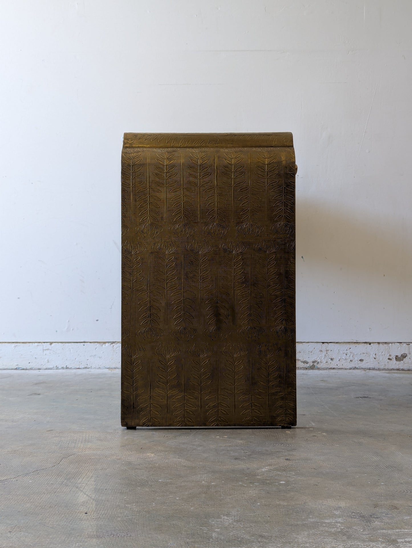 Anthropologie Hand-Embossed Lotus Console