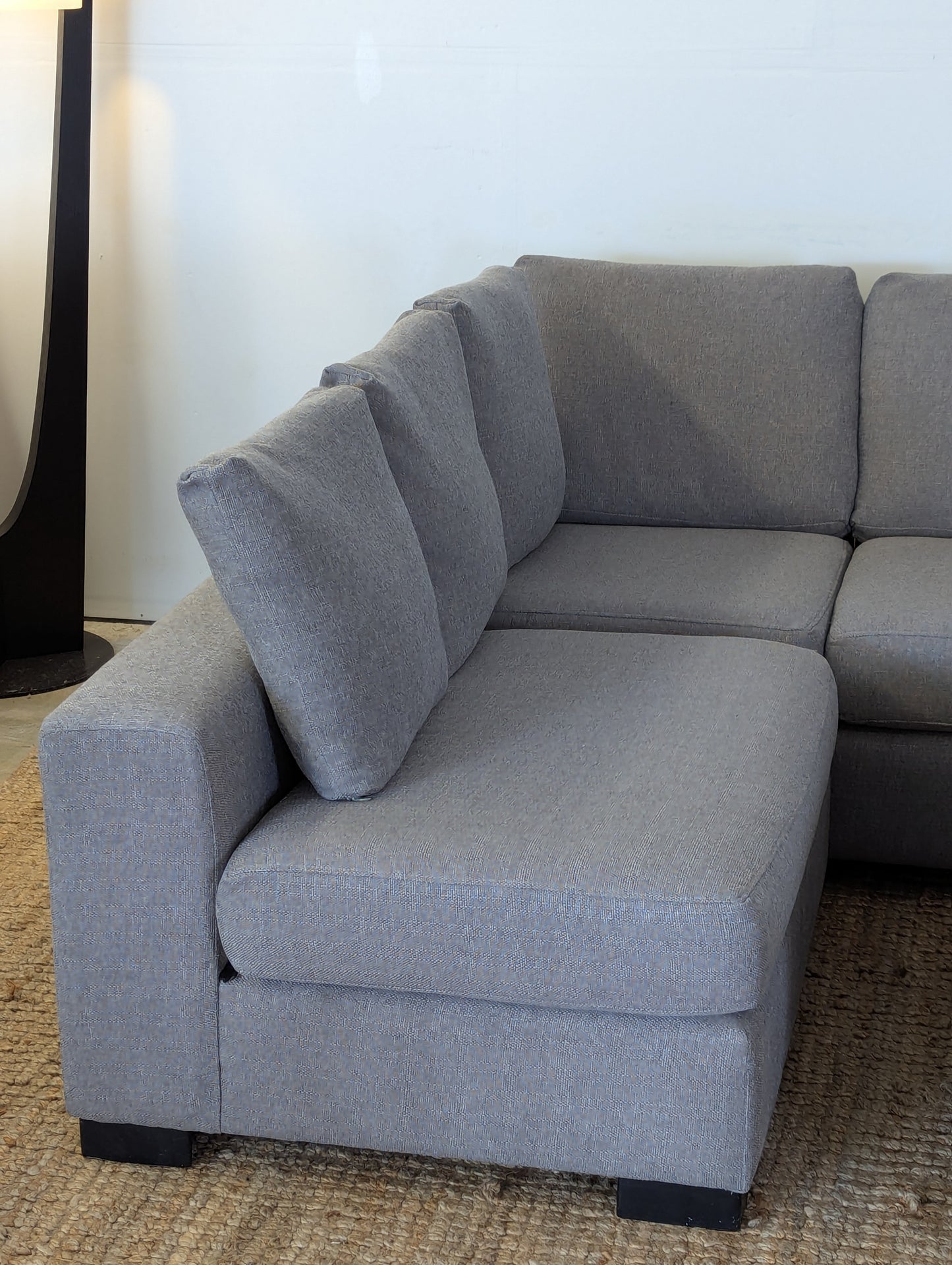 Stylus Brock Sectional With Storage Ottoman