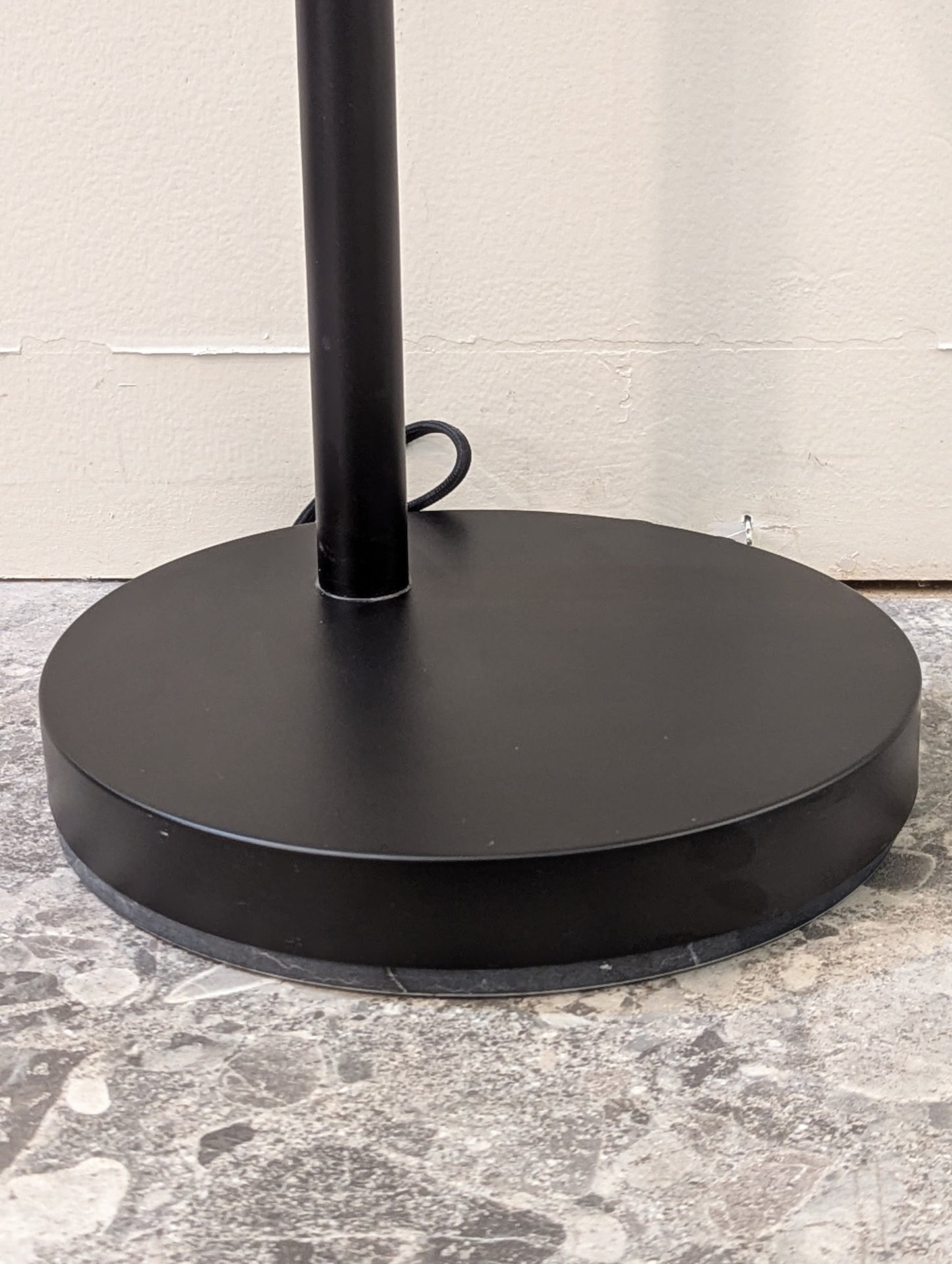 Alanna Arc Lamp with String Globe Shade