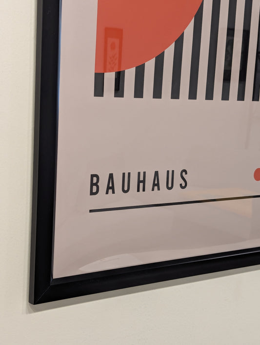 Order in Bauhaus- Abstract Modern Poster