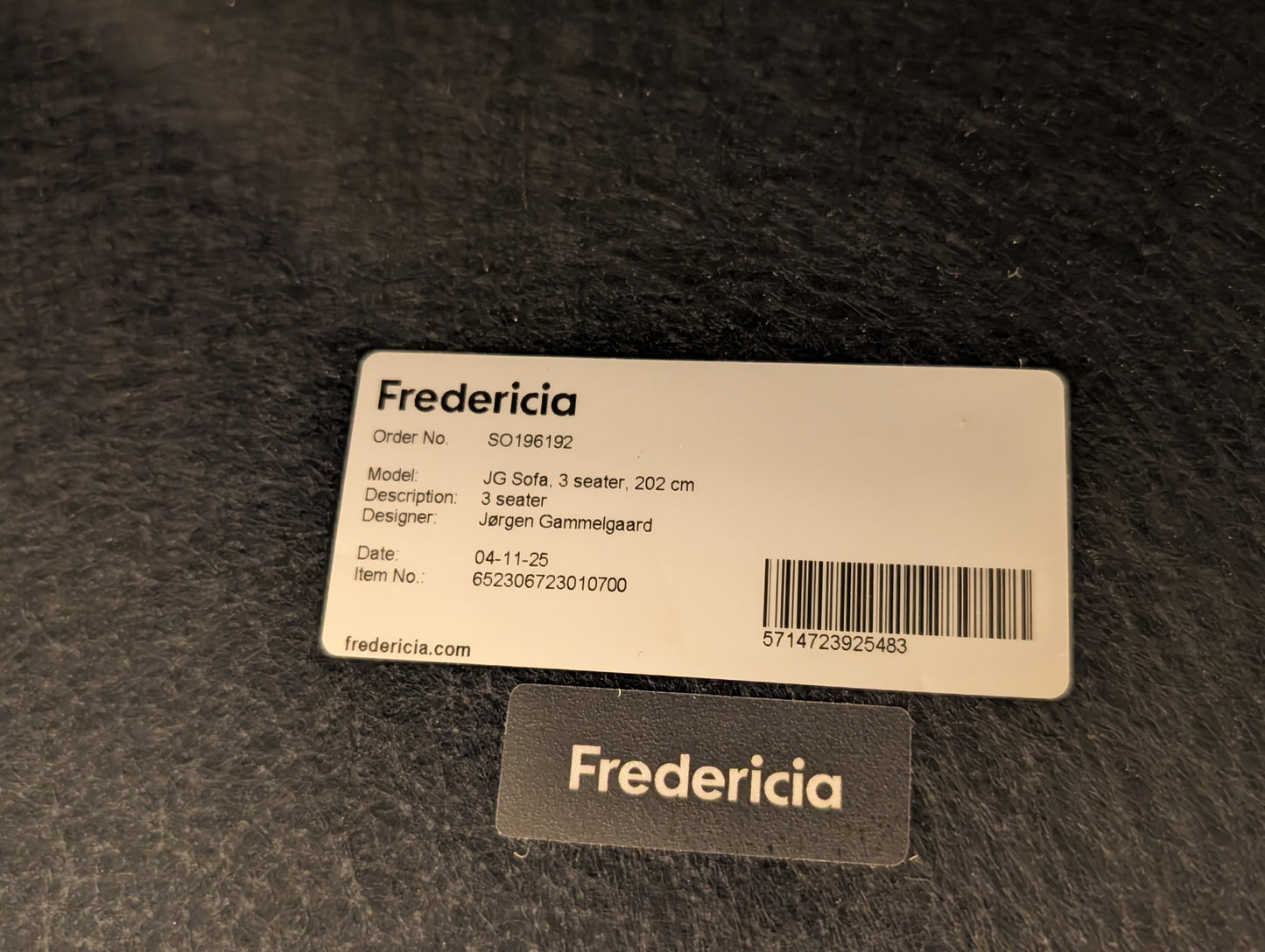 Fredericia JG 6523 Sofa - 3 Seater