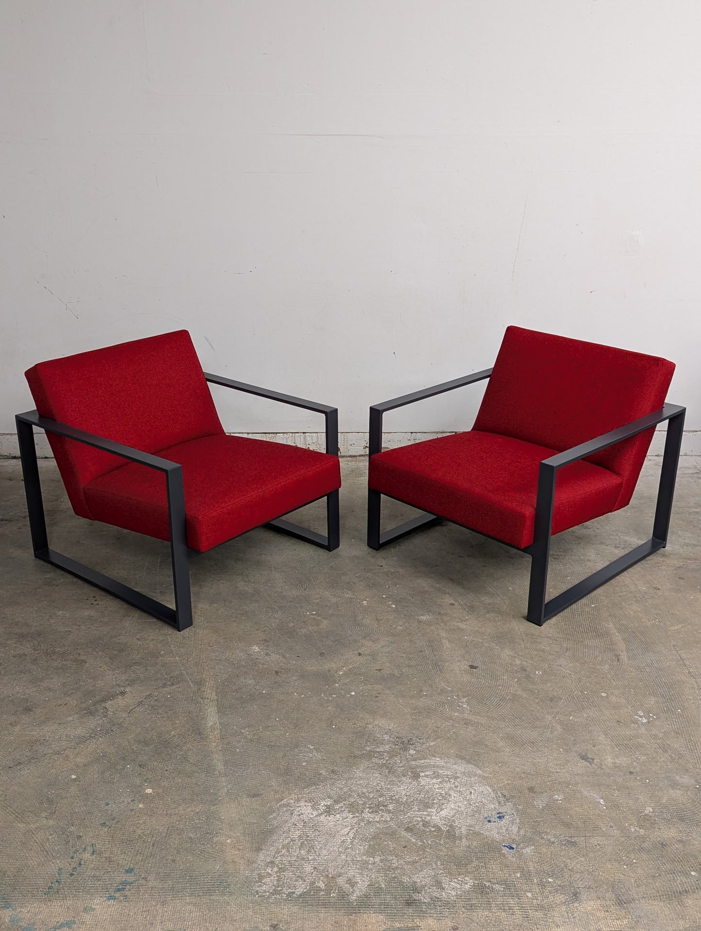 CB2 Specs Chair Chili Red
