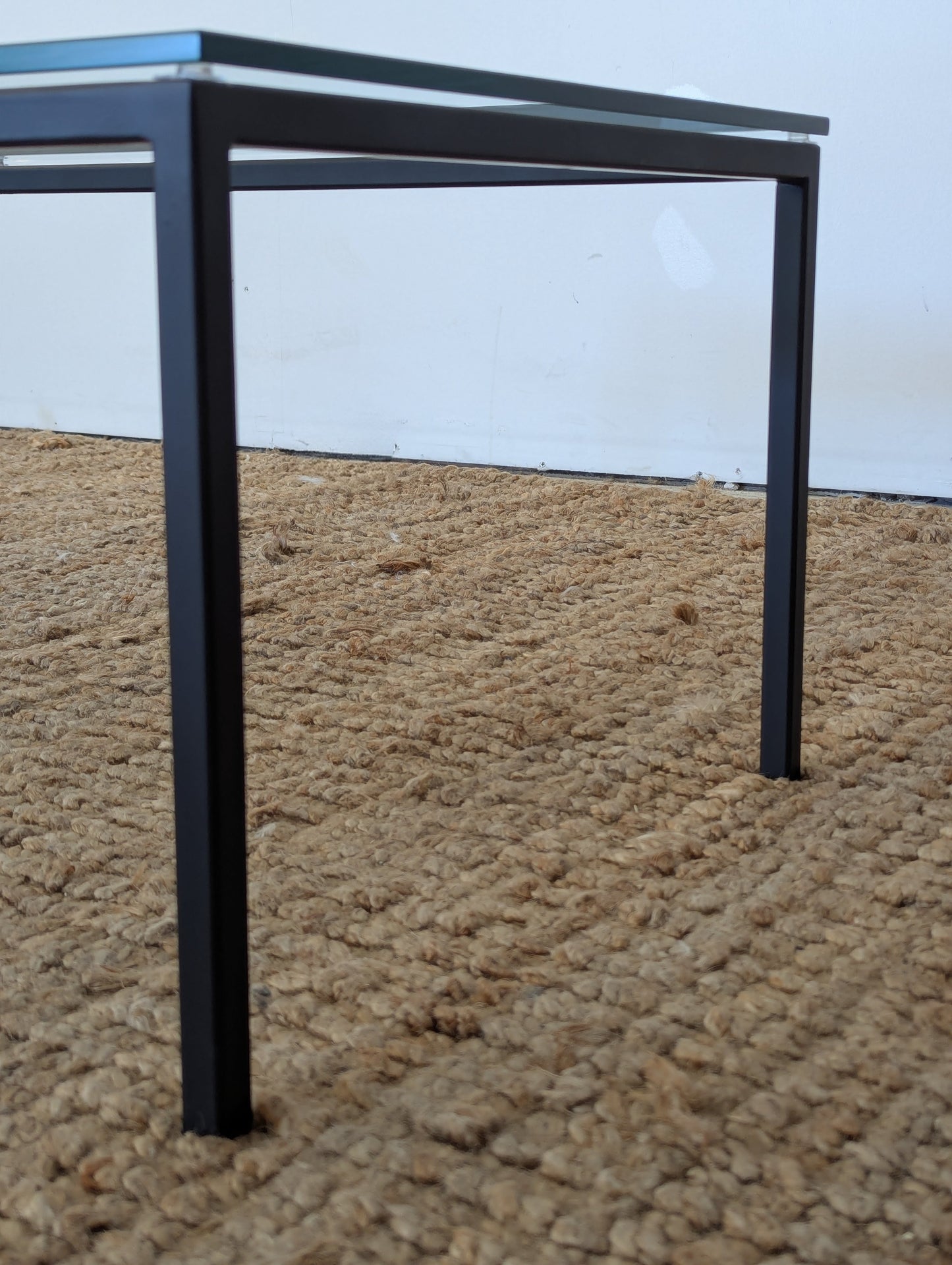 EQ3 Custom Glass Top Coffee Table