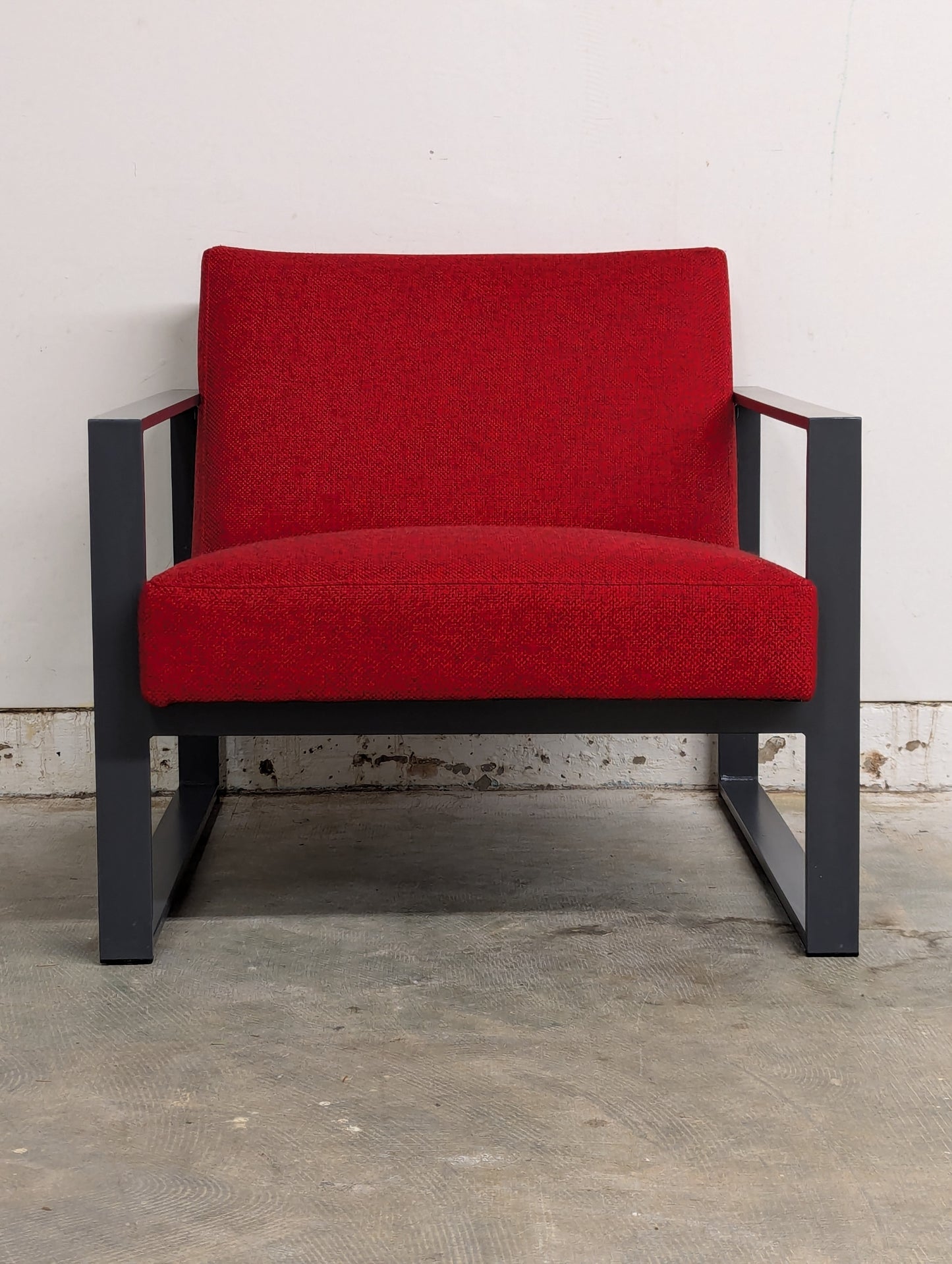 CB2 Specs Chair Chili Red