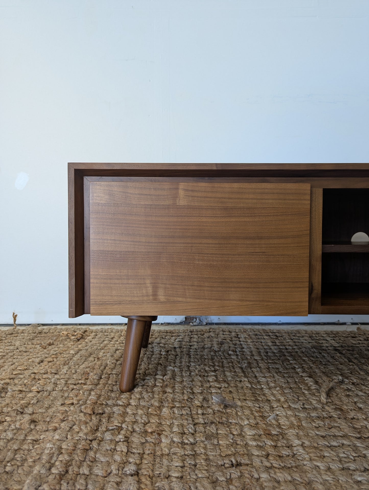Article Seno 63" Low Media Unit - Walnut