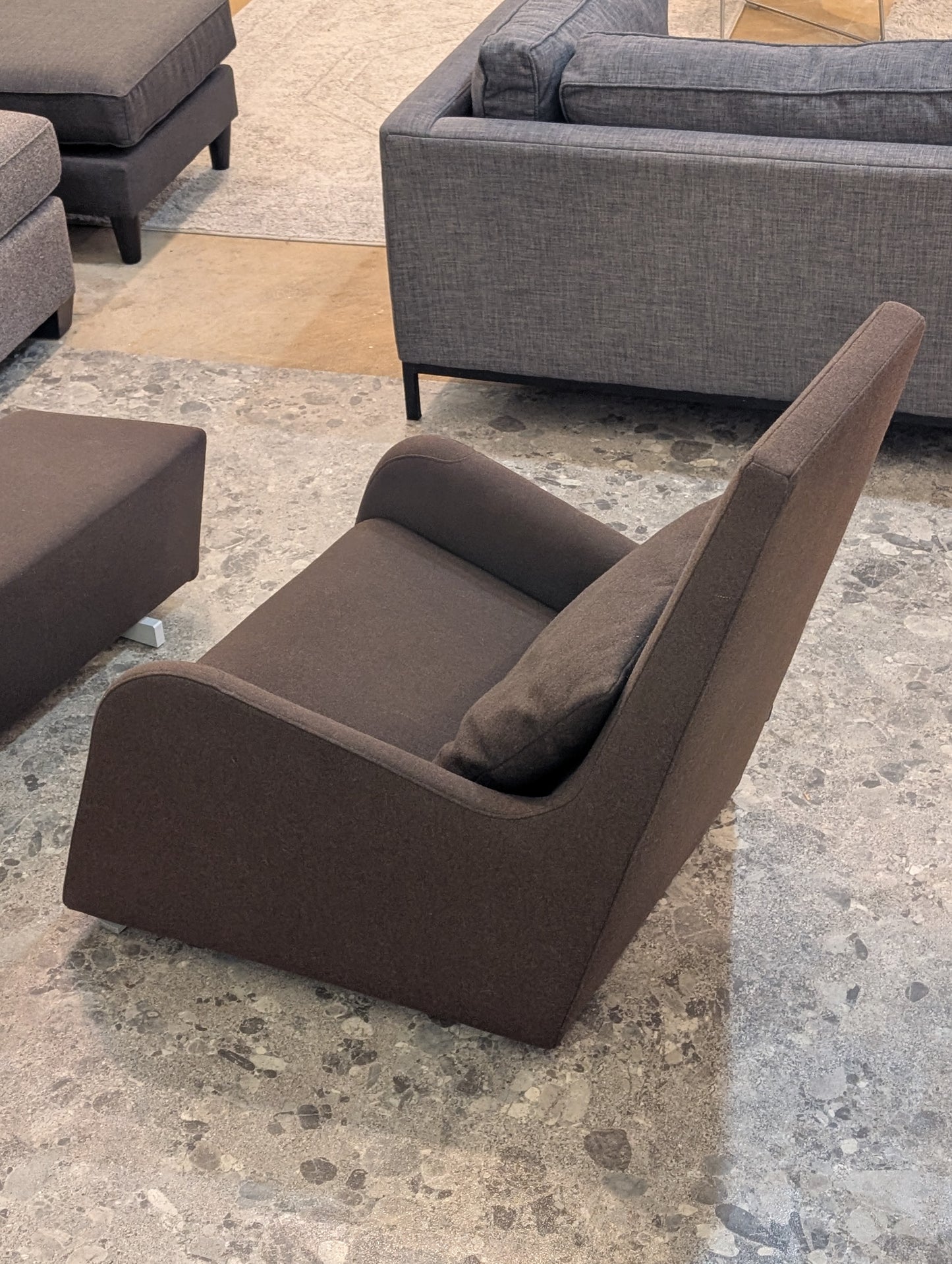 Ligne Roset Jil Chair + Ottoman