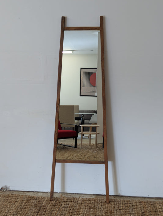 A Frame Teak Wood Mirror