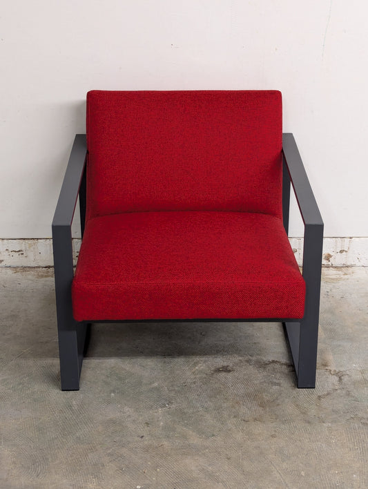 CB2 Specs Chair Chili Red