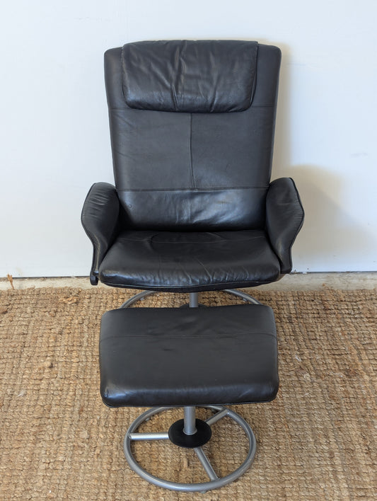 1999 IKEA Malung Lounge Chair and Footstool