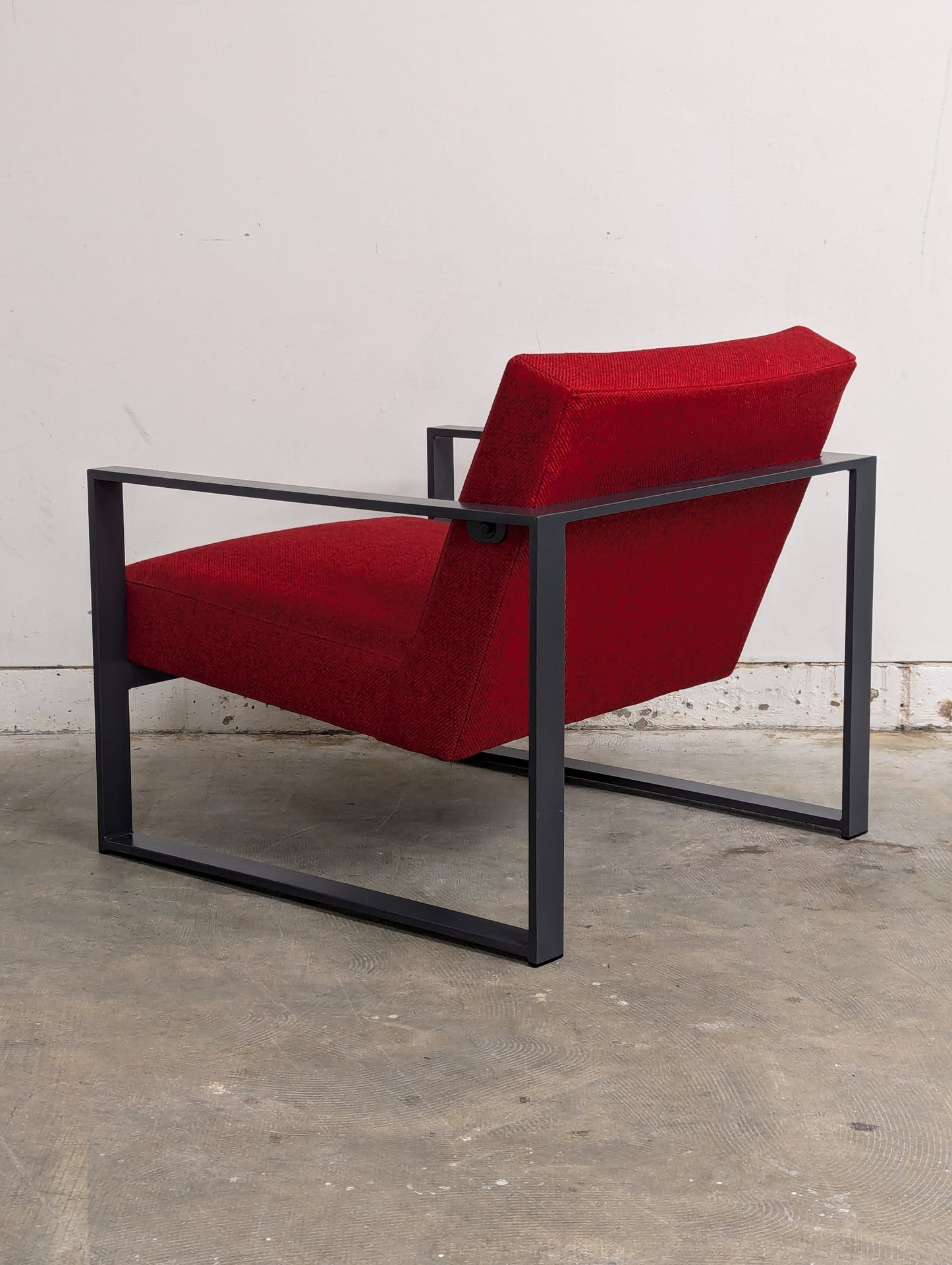 CB2 Specs Chair Chili Red