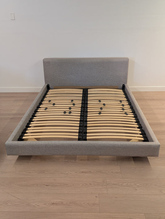 EQ3 Bento Queen Bedframe - Sherlock Nickel