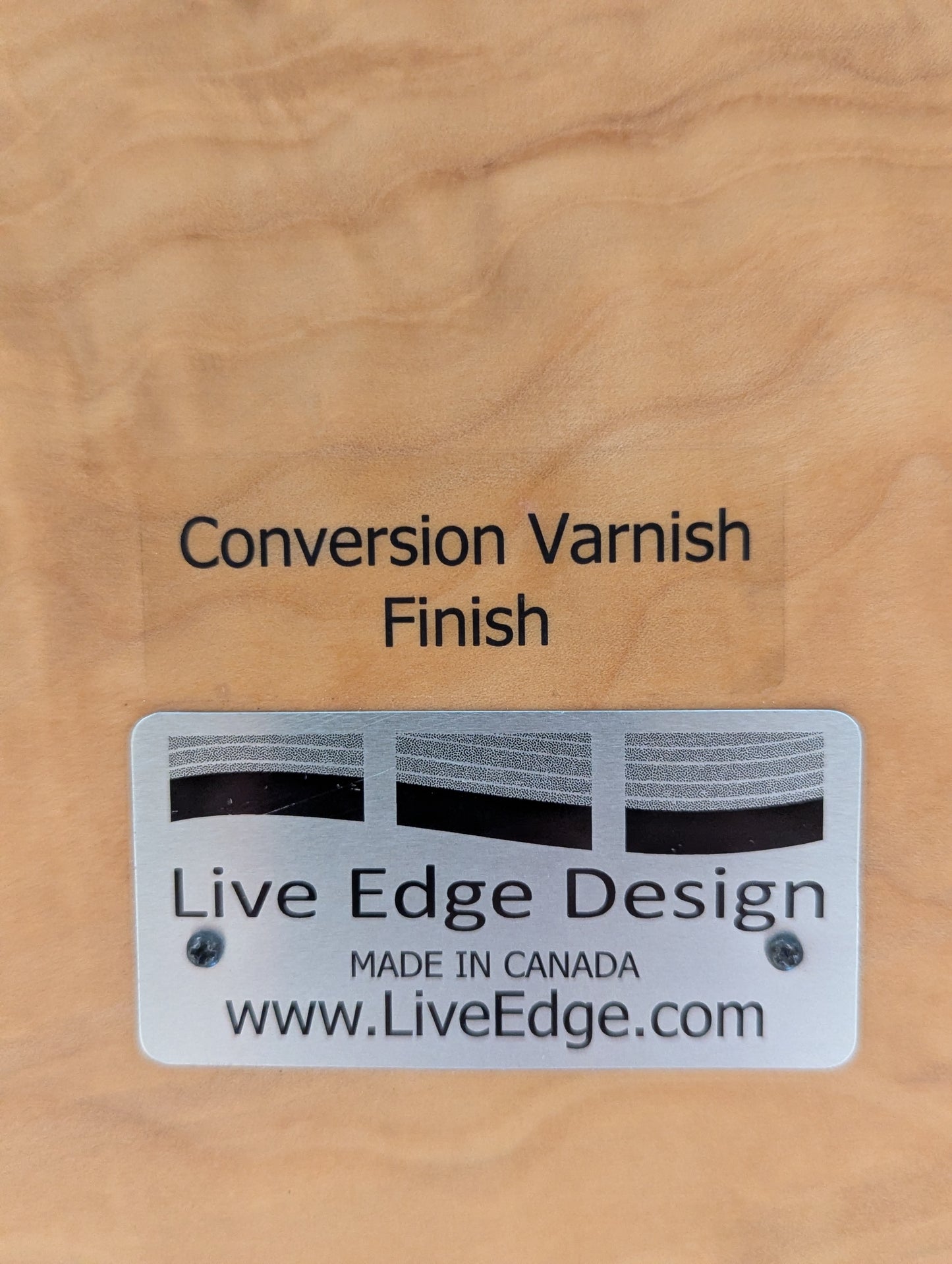 Live Edge Console Table