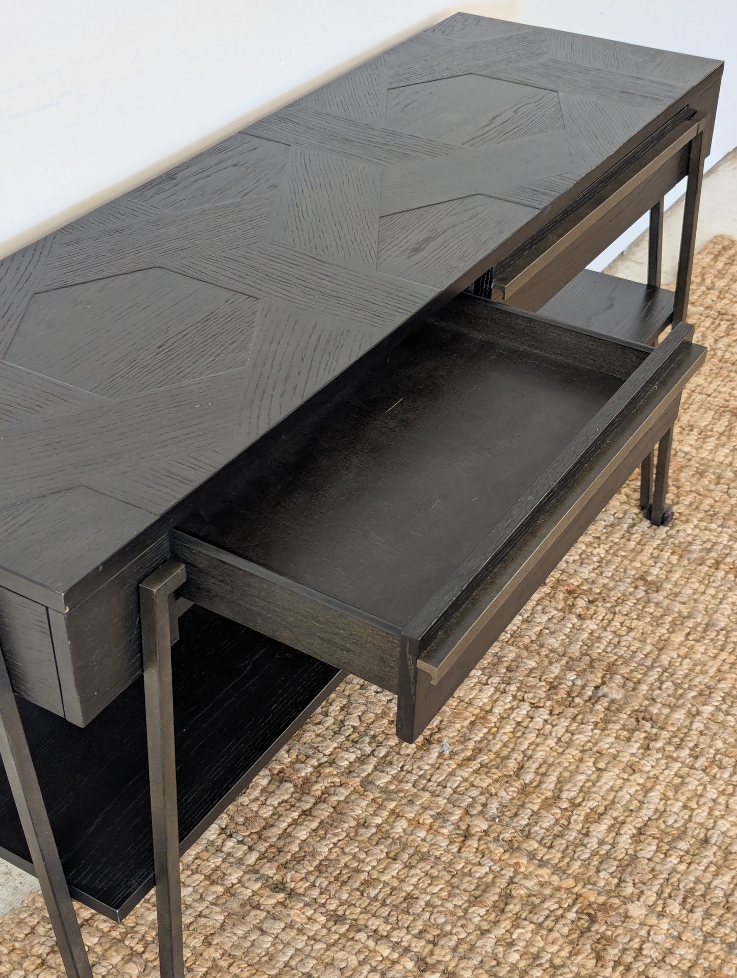 Maghom Wooden Open Metal Table