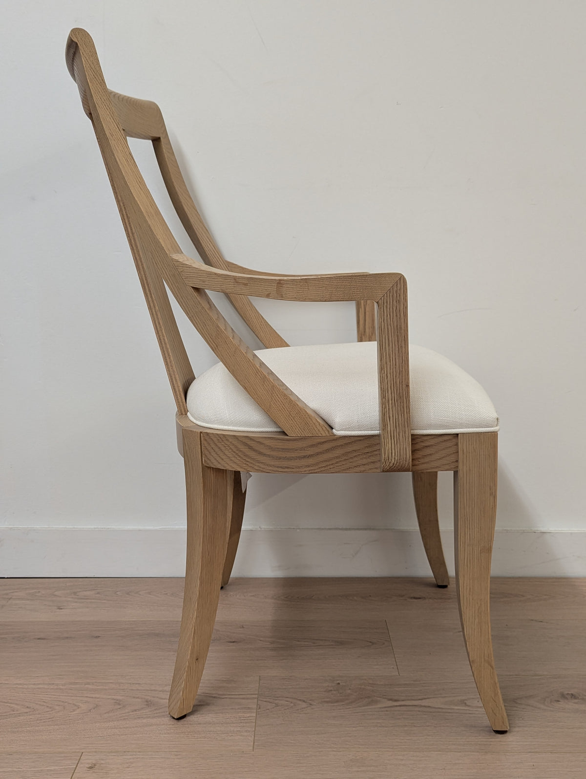 Ethan Allen Paulson White Oak Dining Chairs (Set of 4)