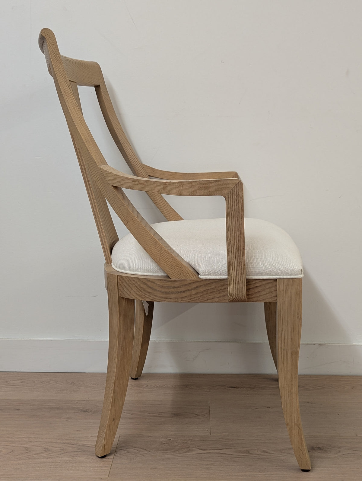 Ethan Allen Paulson White Oak Dining Chairs (Set of 4)