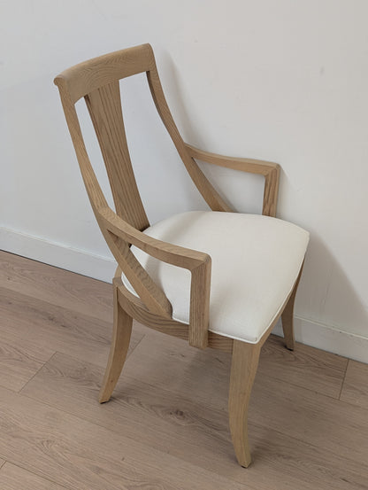 Ethan Allen Paulson White Oak Dining Chairs (Set of 4)