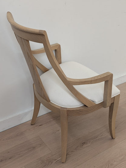 Ethan Allen Paulson White Oak Dining Chairs (Set of 4)