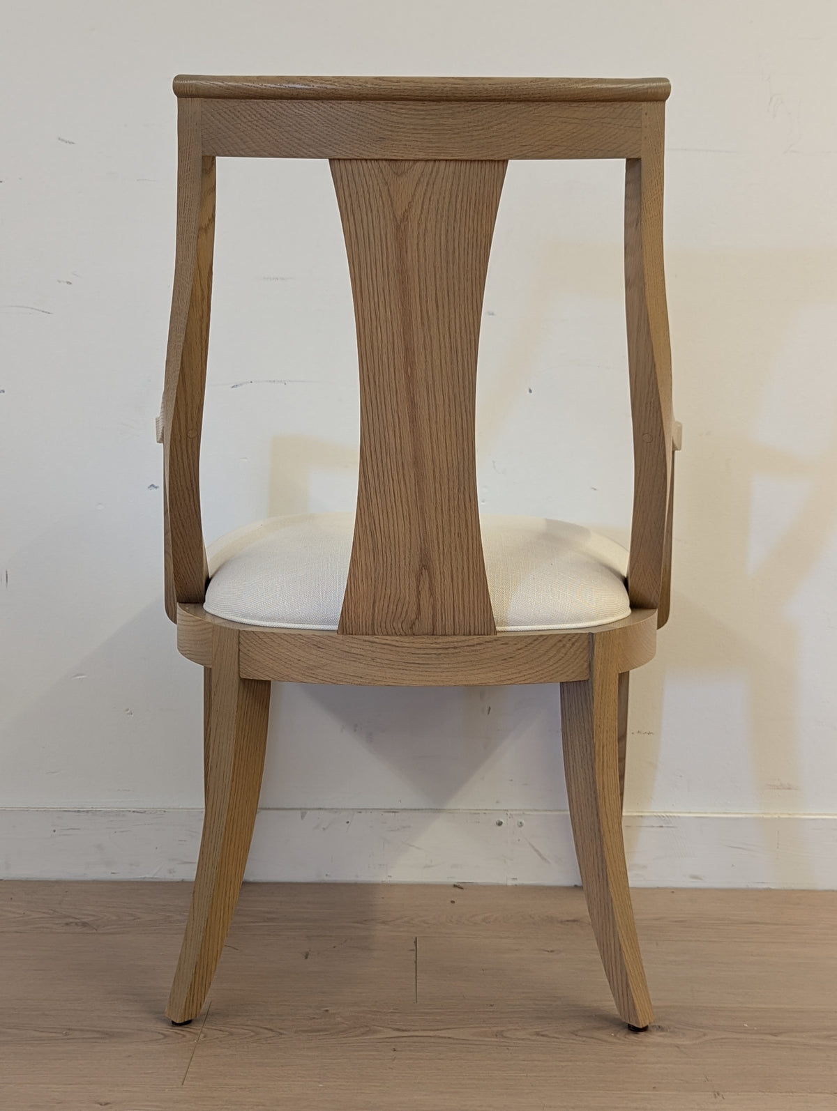 Ethan Allen Paulson White Oak Dining Chairs (Set of 4)