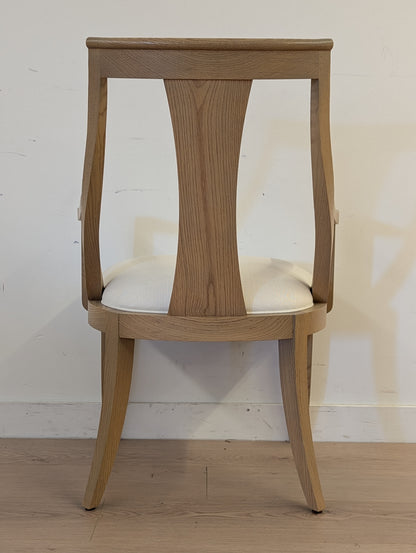 Ethan Allen Paulson White Oak Dining Chairs (Set of 4)