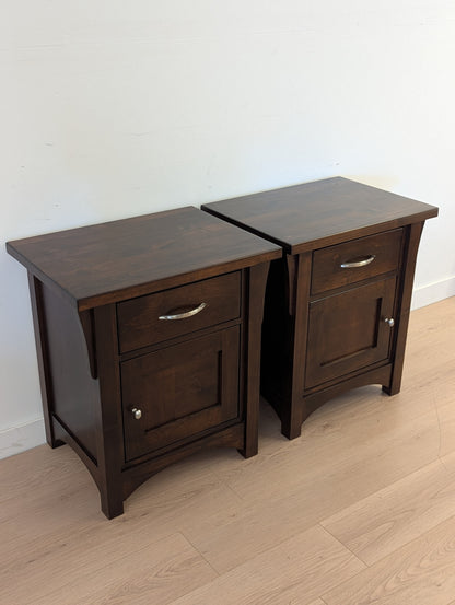 Sahara Home Furniture Solitaire Nightstands (Set of 2)