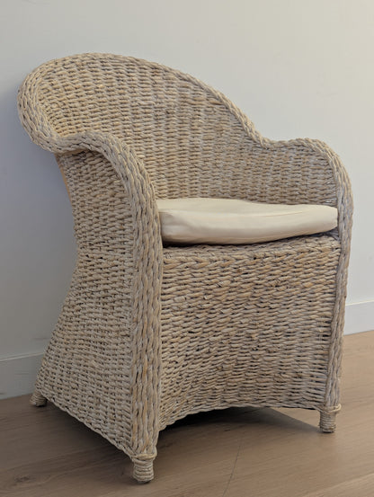 InsideOut Homestore Wicker Club Chairs (Set of 4)
