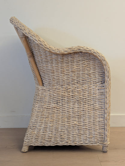 InsideOut Homestore Wicker Club Chairs (Set of 4)