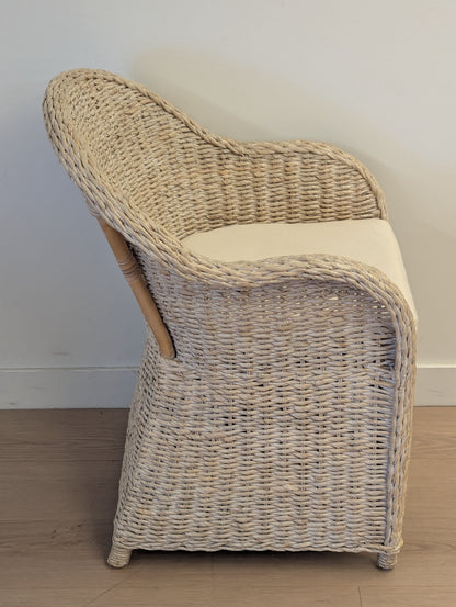 InsideOut Homestore Wicker Club Chairs (Set of 4)