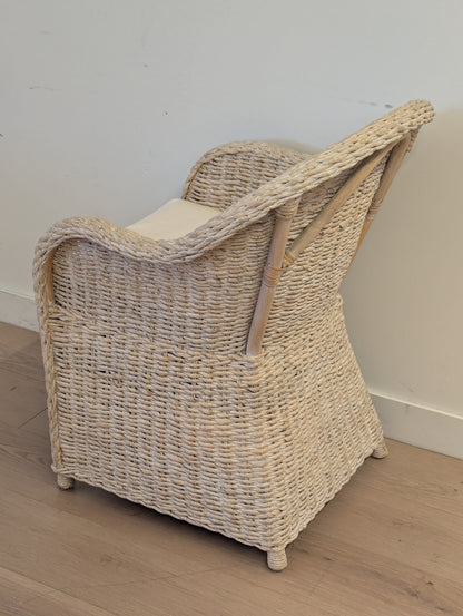 InsideOut Homestore Wicker Club Chairs (Set of 4)