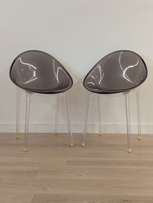 Kartell® "Mr. Impossible" Chair by Philippe Starck & Eugeni Quitllet (Set of 2)