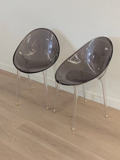 Kartell® "Mr. Impossible" Chair by Philippe Starck & Eugeni Quitllet (Set of 2)