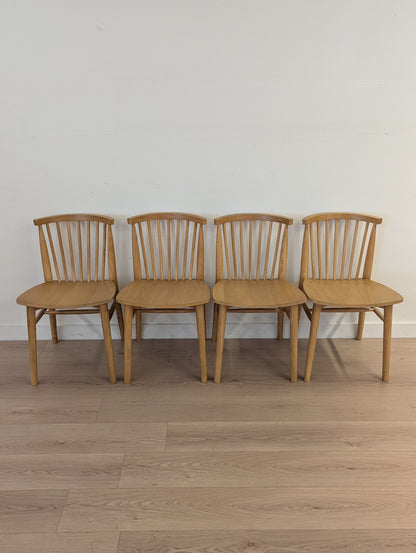 Article Rus Dining Chairs - Light Oak (Set of 4)