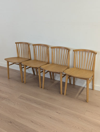 Article Rus Dining Chairs - Light Oak (Set of 4)