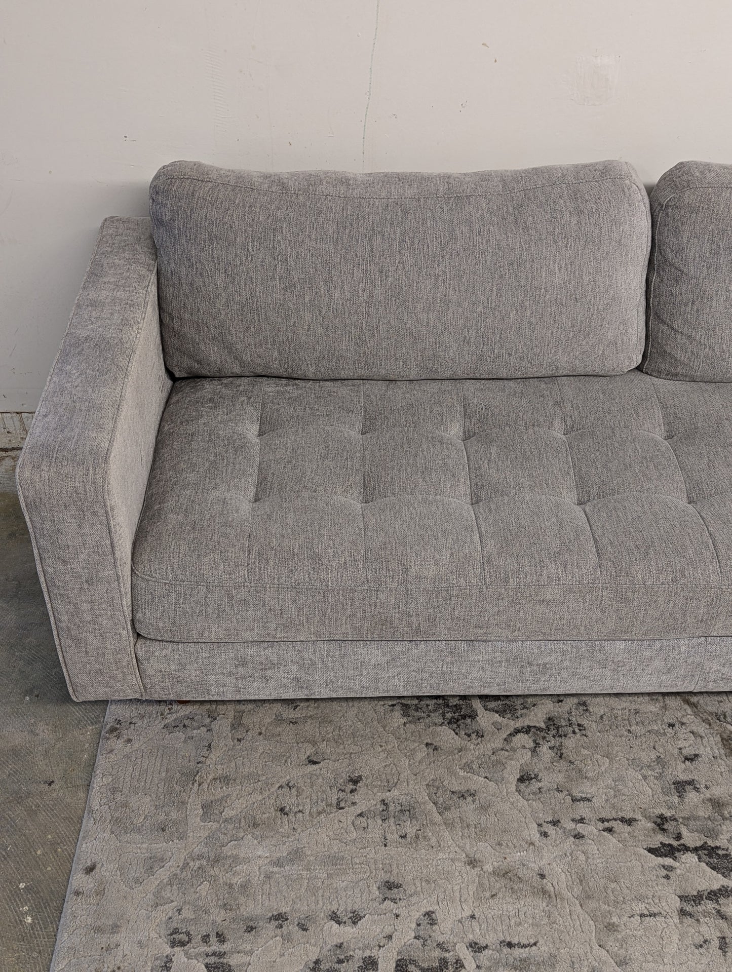 Grey MCM Style Sofa