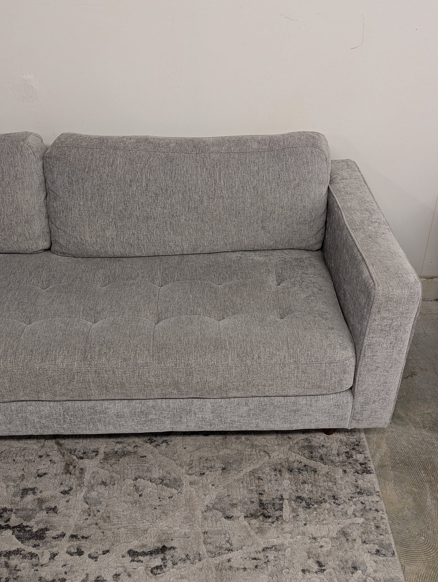 Grey MCM Style Sofa