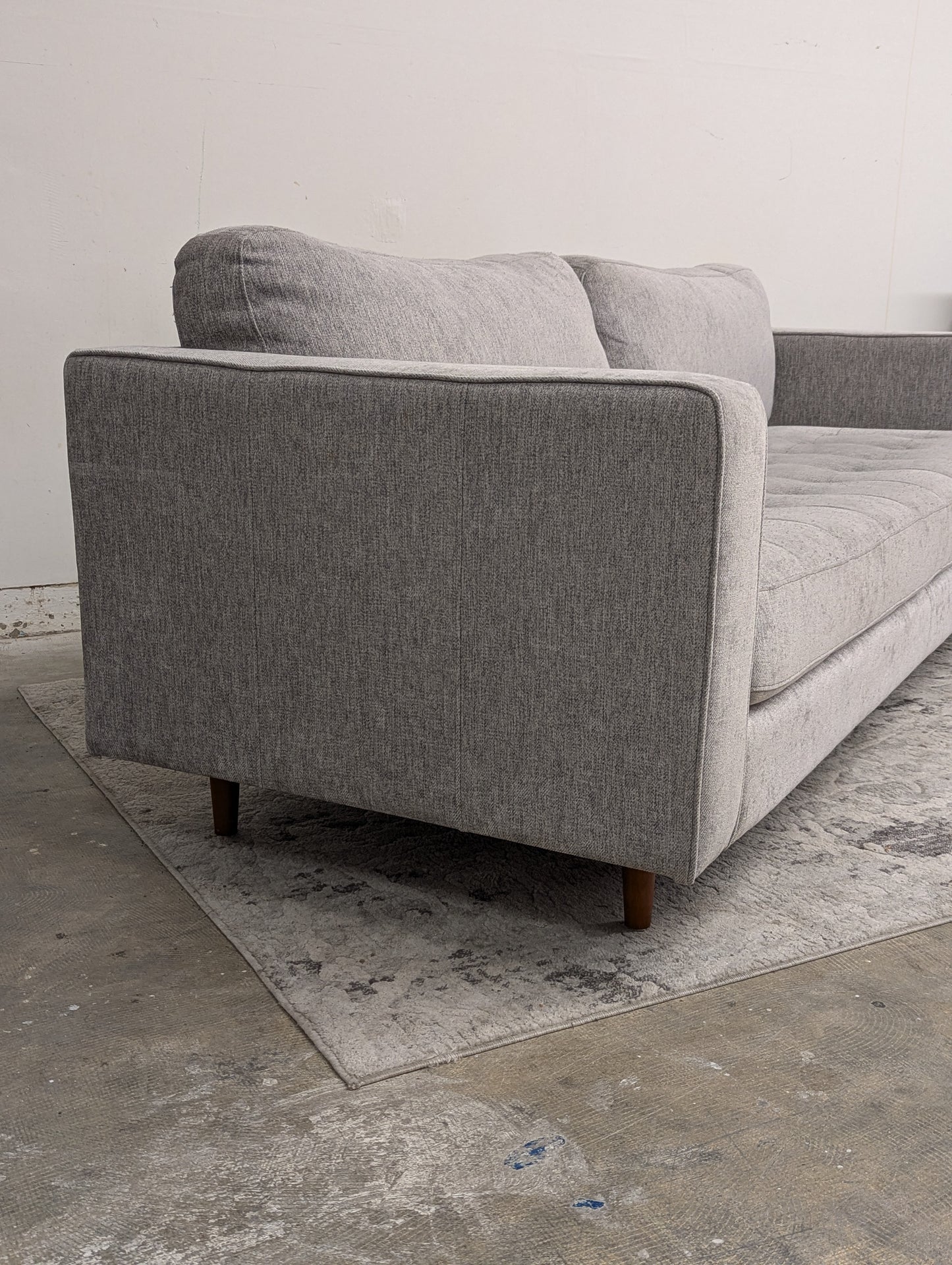 Grey MCM Style Sofa