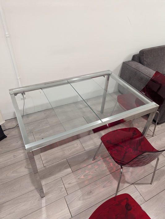 Glass Expandable Table