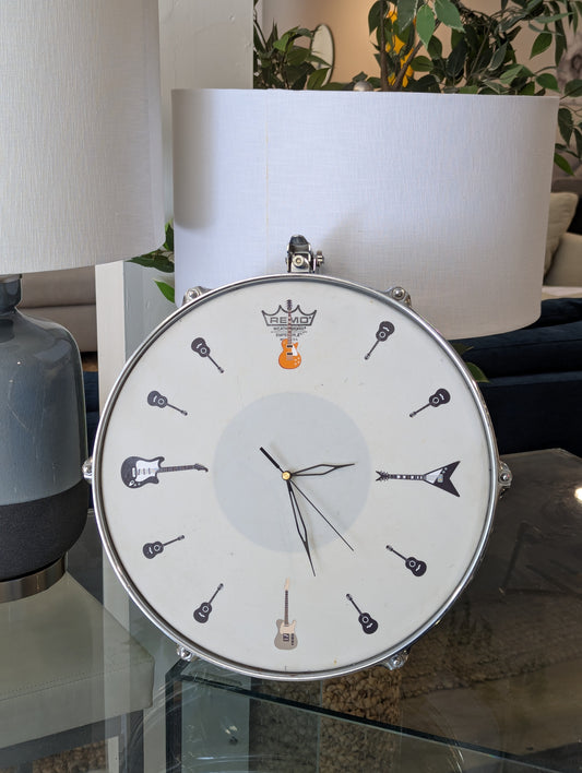 Handcrafted Drum Clock