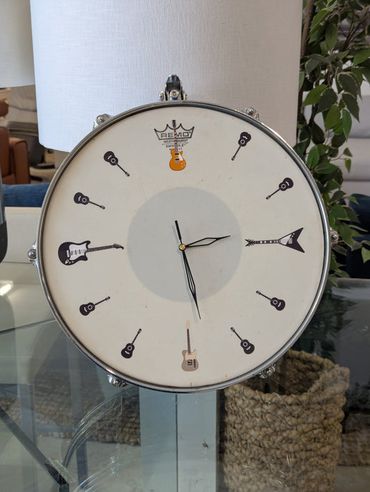 Handcrafted Drum Clock