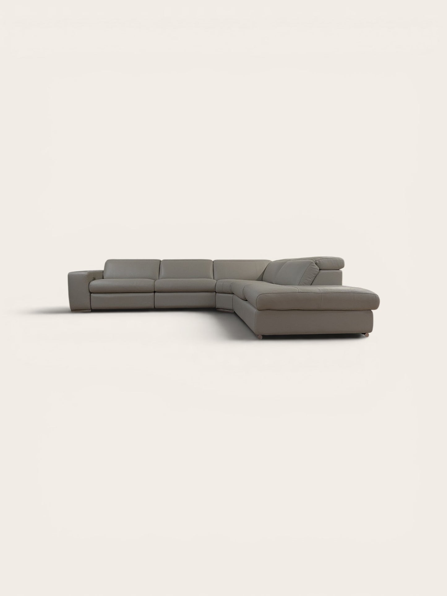 Incanto Zatel Power Reclining Leather Sectional