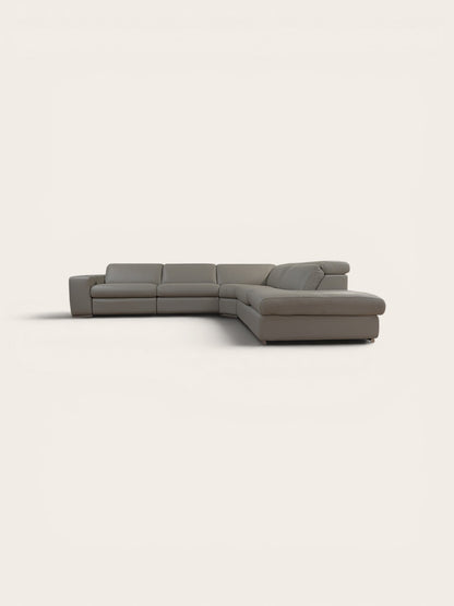 Incanto Zatel Power Reclining Leather Sectional