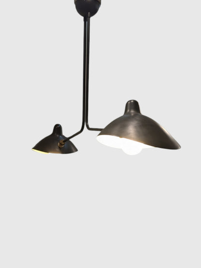 Serge Mouille Ceiling Lamp 2 Still Arms CL/25A