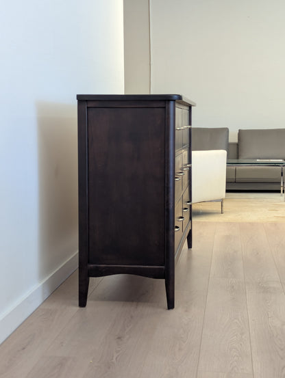 Solid Wood 6-Drawer Dresser