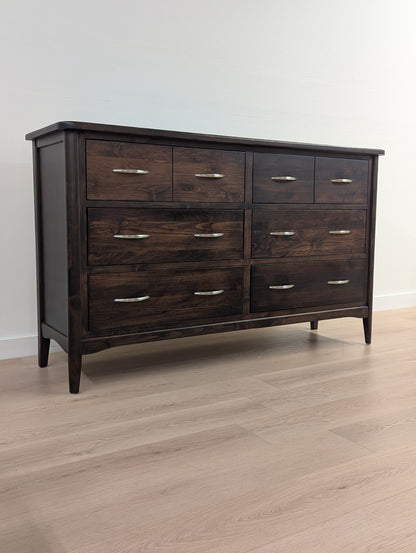 Solid Wood 6-Drawer Dresser