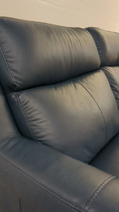 Amax Houston Power Reclining Leather Couch