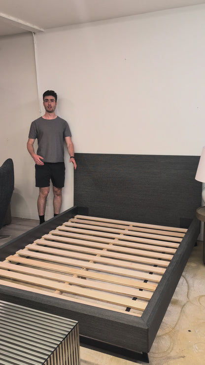 Ghost Queen Bedframe Veneer + Metal Legs and Slats